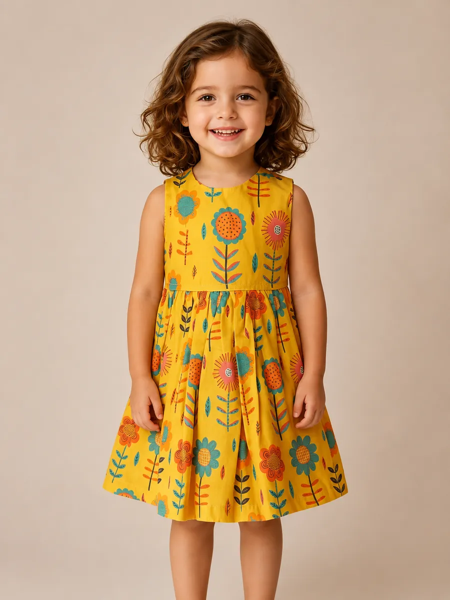 Vestido Flores do Sol, modelo regata, foto