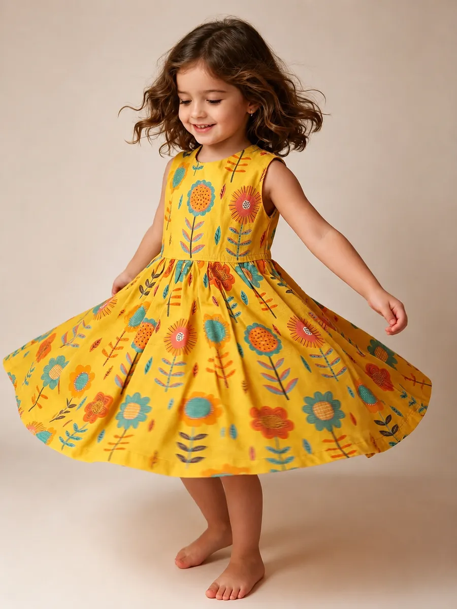 Vestido Flores do Sol, modelo regata, foto